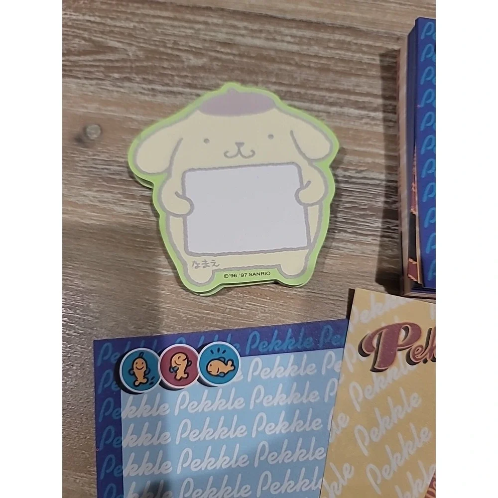 Pompompurin & Pekkle Stationery Set 100+ pc Vintage‎ 1997 Hello Kitty Sanrio